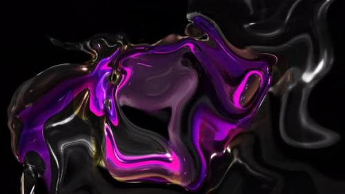 Videohive - Background Oily Marble Liquid Animation, Abstract Oily Liquid Animated - 36595324