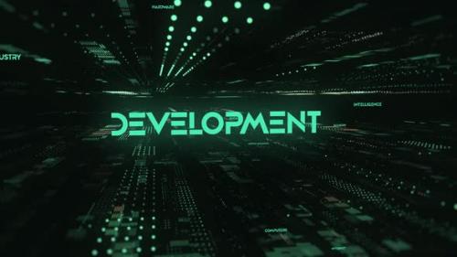 Videohive - Sci Fi Digital Data Word Development - 36585586
