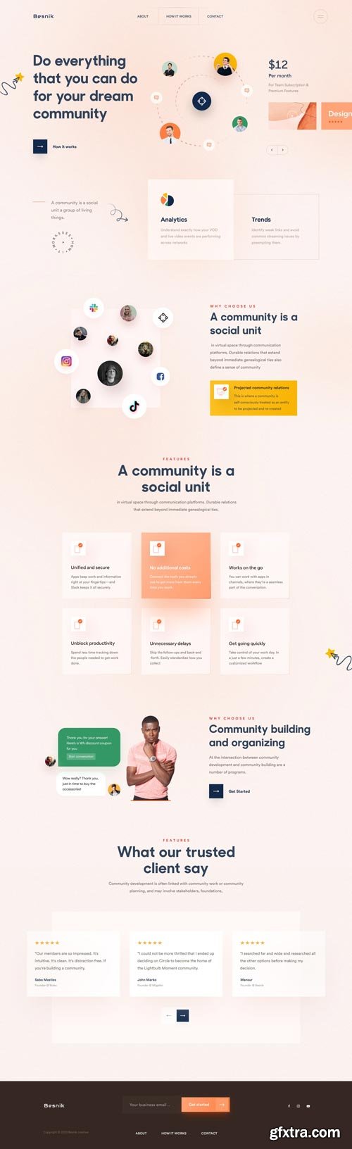 UiHut - Community Conceptual Landing Page - 8670
