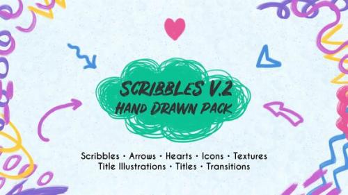 Videohive - Scribbles v.2. Hand Drawn Pack - 36609672