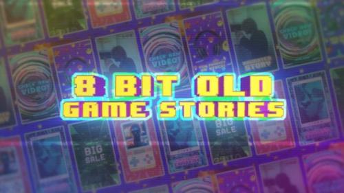Videohive - 8 Bit Old Game Social Media Stories - MOGRT - 36610520