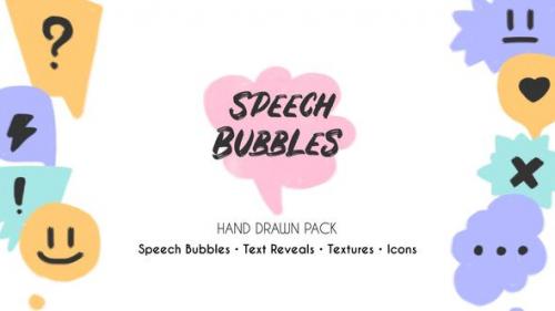 Videohive - Speech Bubbles - Hand Drawn Pack - 36627959