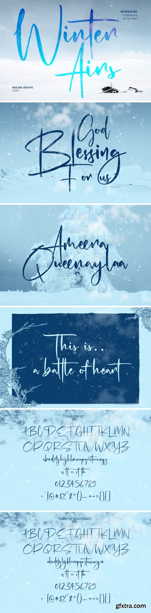 Winter Airs Script Font