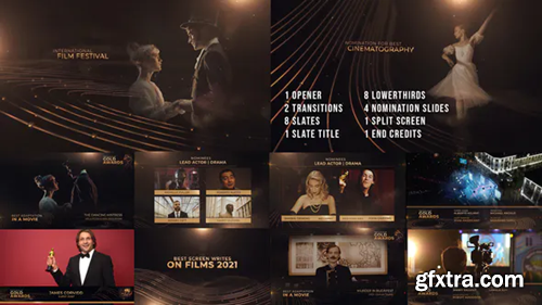 Videohive The Golden Award Show Package 36656444