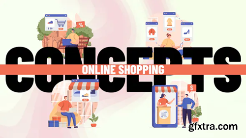 Videohive Online shopping - Scene Situation 36653973