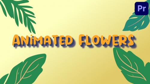 Videohive - Animated Flowers 03 for Premiere Pro - 36682300