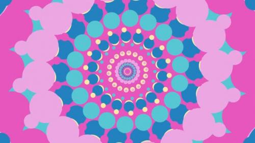 Videohive - Colorful Hypnotic Circles Loop - 36691868
