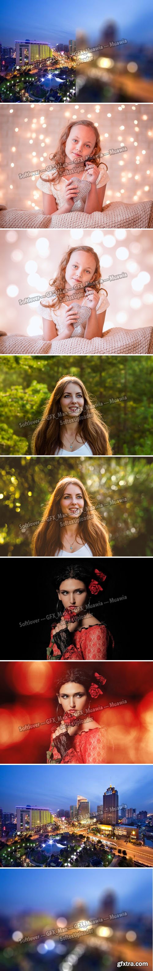 Amazing Bokeh Blur Portrait Effects for Photoshop +Tutorials