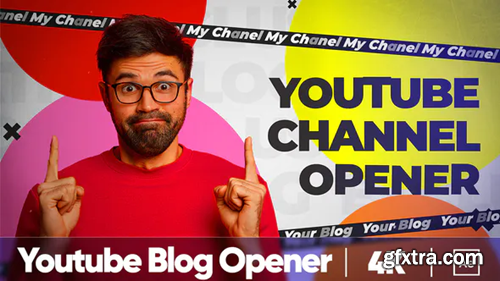 Videohive Colorful Youtube Blog Opener 36721127