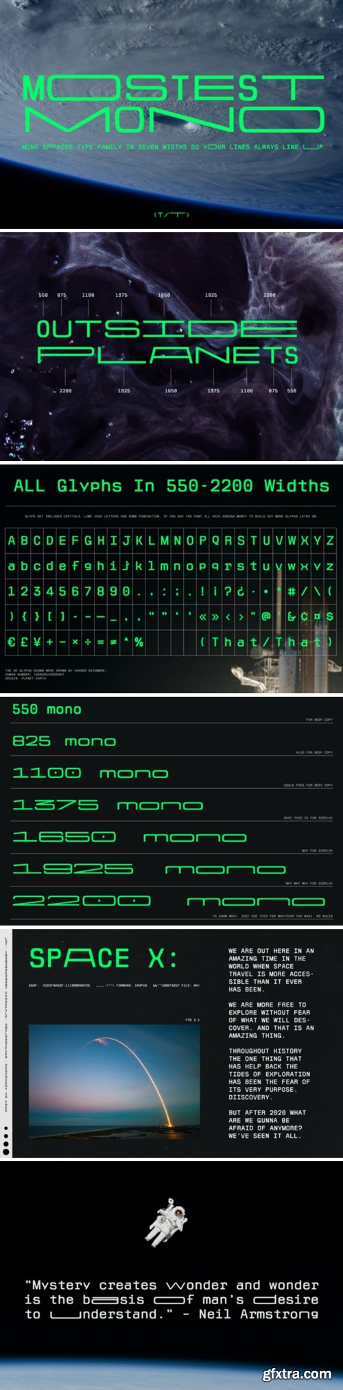 Mostest Mono Spaced Font