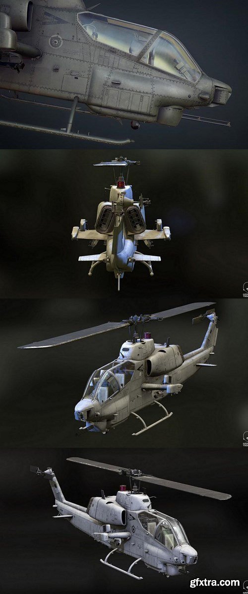 AH-1W Supercobra Attack Helicopter