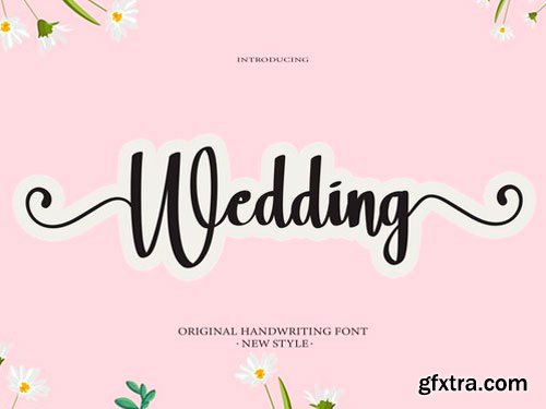 Wedding Calligraphy Typeface