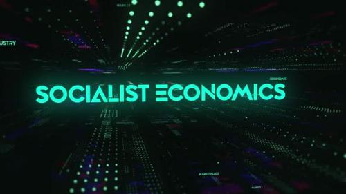 Videohive - Sci Fi Digital Economics Word Socialist Economics - 36746705