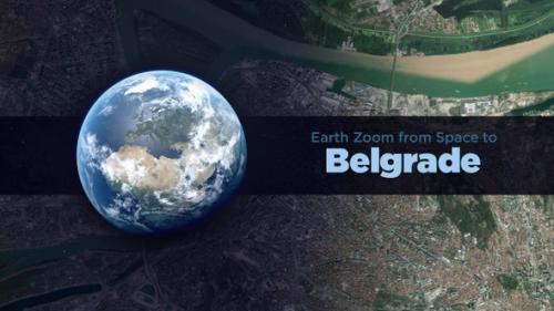 Videohive - Belgrade (Serbia) Earth Zoom to the City from Space - 36753586