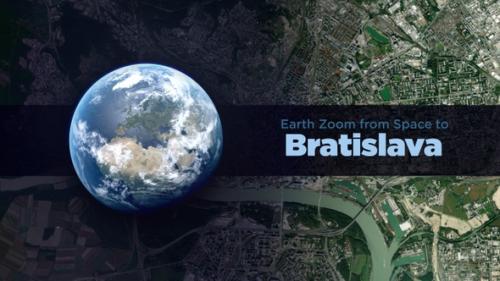 Videohive - Bratislava (Slovakia) Earth Zoom to the City from Space - 36753591