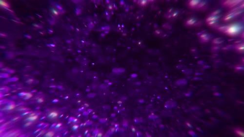 Videohive - Abstract Purple Bubble Loop Background Concept Animation with Realistic Macro Water Drops - 36743336