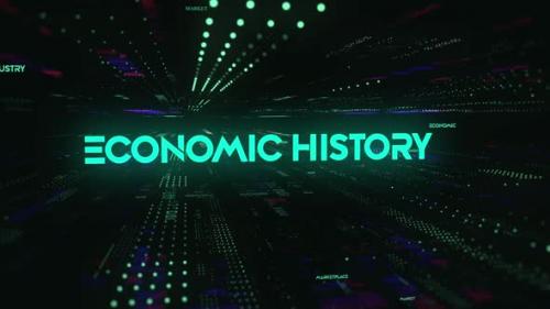Videohive - Sci Fi Digital Economics Word Economic History - 36746791