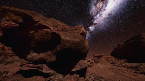 Videohive - Milky Way at Natural Stone Park the Grand Canyon - 36736269