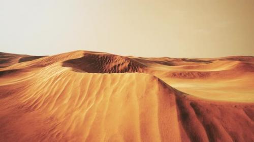 Videohive - Sunset Over the Sand Dunes in the Desert - 36736307