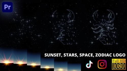 Videohive - Dream Constellation - Space Logo Reveal | Premiere Pro - 36748775