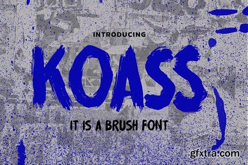 KOASS - It Is a Brush Font