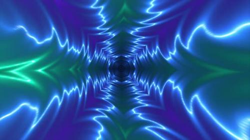 Videohive - Abstract Hologram Neon Background 4K 02 - 36787107
