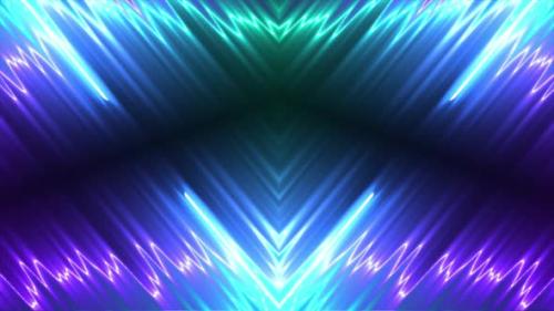 Videohive - Abstract Hologram Neon Background 4K 11 - 36787803