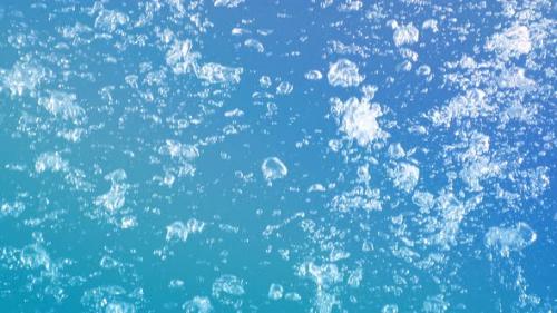 Videohive - Abstract Natural Full-Frame Rising Hydrogen Energy Gas Bubbles Loop Background - 36791833