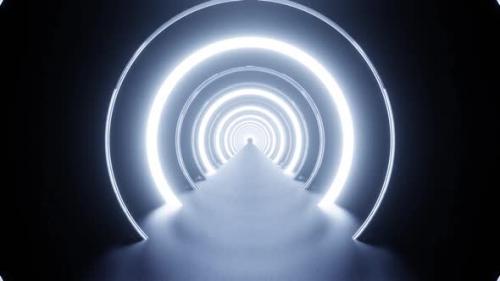 Videohive - Cold Ring Tunnel Vj Loop Background HD - 36793955