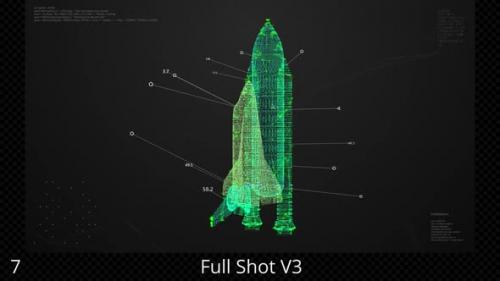 Videohive - Space Shuttle HUD - 36785504