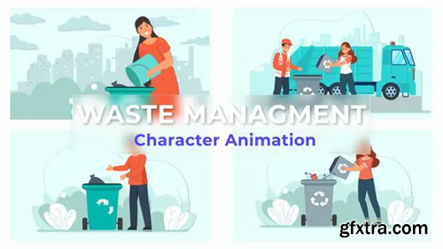 Videohive Waste Management Explainer And Animation Scene Pack 36858094