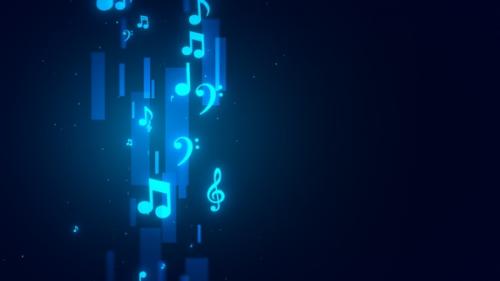 Videohive - Music Notes Background V6 - 36752095
