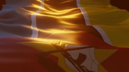 Videohive - Mozambique - Atmospheric Flag - 36784071