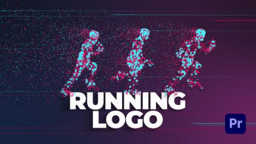 Videohive - Running Sport Logo With Particles - 36838932