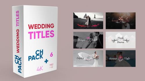 Videohive - Wedding Titles - 36821757