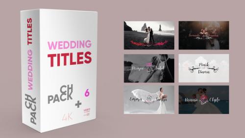 Videohive - Wedding Titles - 36821562