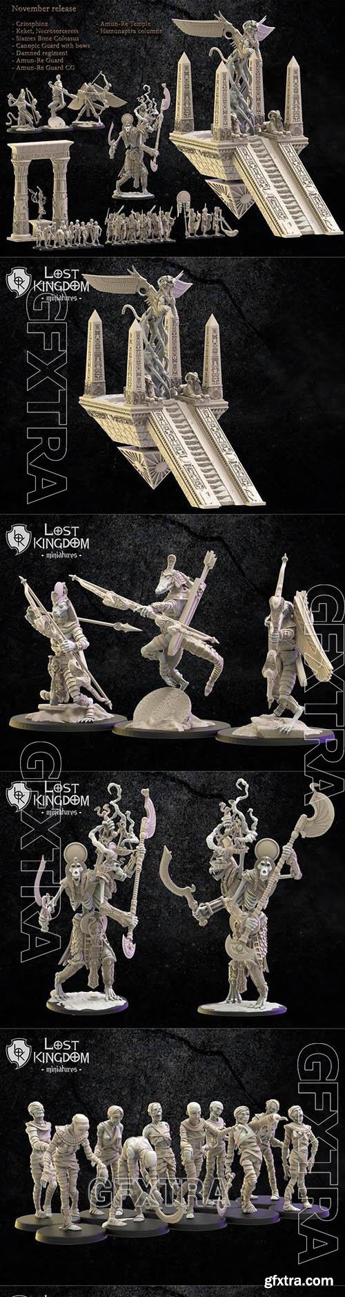 Lost Kingdom Miniatures November 2021 3D Printable