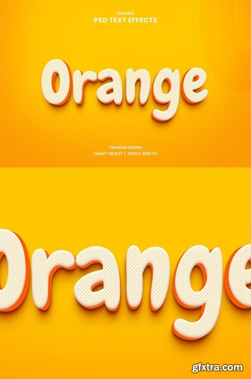 GraphicRiver - Orange Text Effect Style 33227067