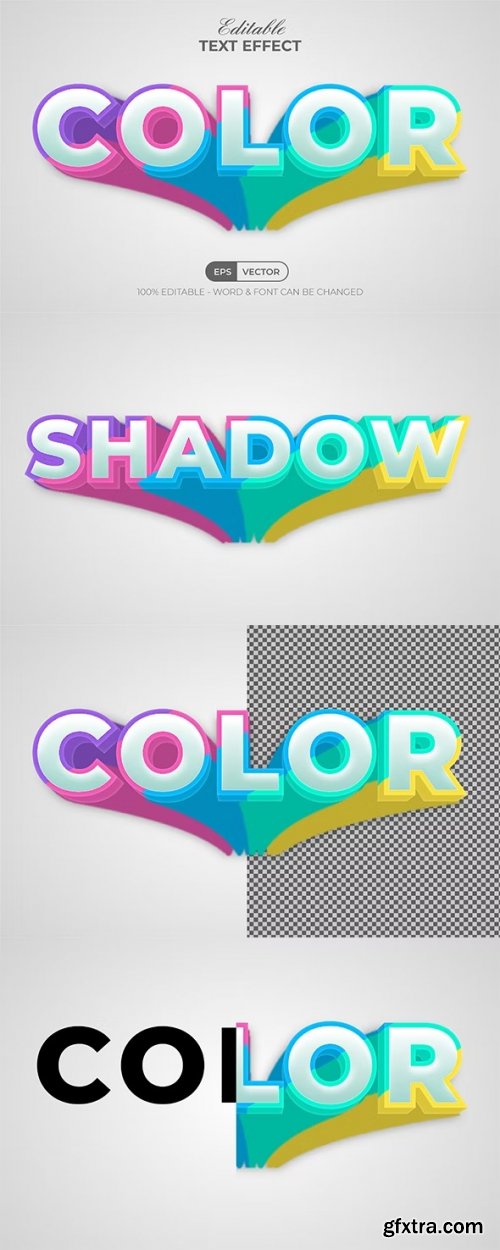 GraphicRiver - Long shadow colorful text effect 35635359