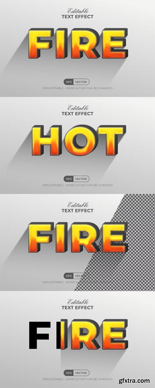 GraphicRiver - Fire Text Effect With Long Shadow Style 35866227