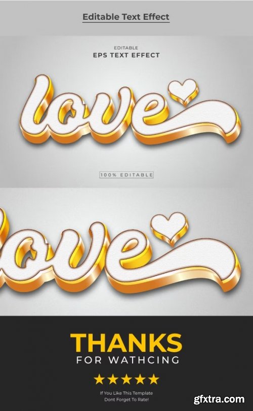 GraphicRiver - Editable Love 3d Text effect 35421148