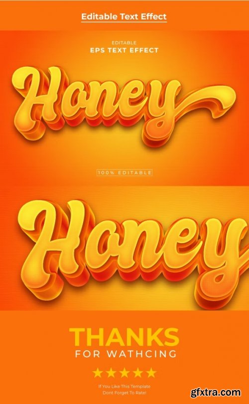 GraphicRiver - Honey Editable text effect 35819267