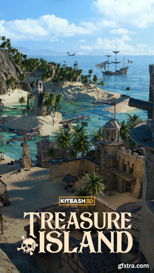 Kitbash3D – Treasure Island