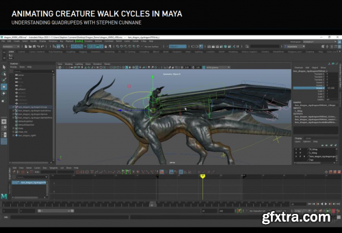 The Gnomon Workshop – Animating Creature Walk Cycles in Maya