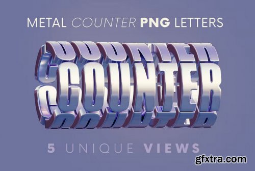 Metal Counter - 3D Lettering