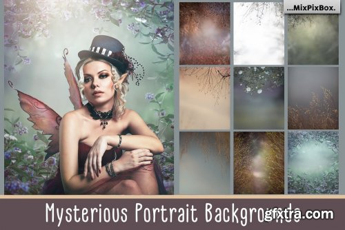 CreativeMarket - Mysterious Portrait Backgrounds 5814886