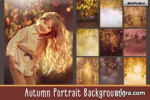 CreativeMarket - Autumn Portrait Backgrounds 5814806