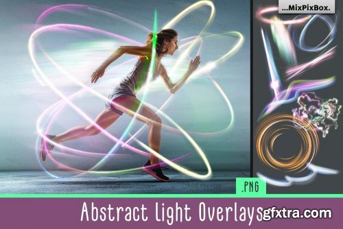 CreativeMarket - Abstract Light Overlays 5219608