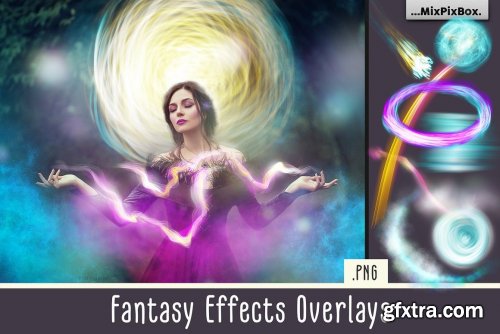 CreativeMarket - Fantasy Effects Overlays 5214308