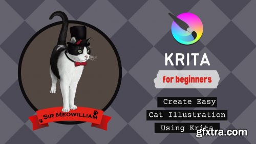 Krita for Beginners: Create Easy Cat Illustration Using Krita